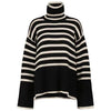 Wanda - Trendy Rollkragenpullover mit Streifen