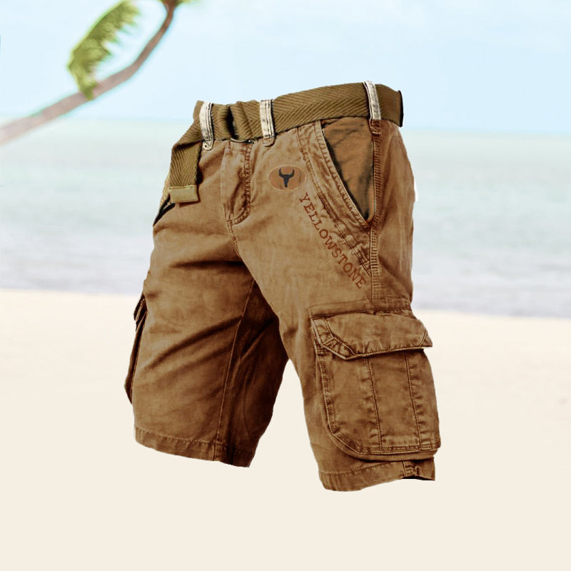 Vielseitige Herren - Cargoshorts für Outdoor Aktivitäten und Reisen