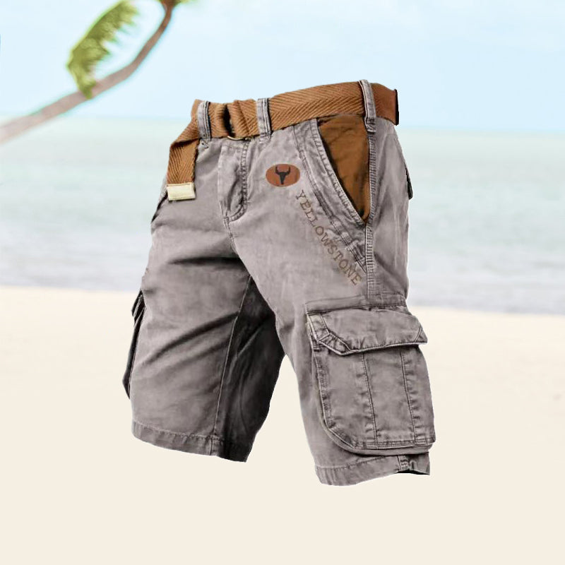 Vielseitige Herren - Cargoshorts für Outdoor Aktivitäten und Reisen