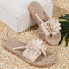 Blossom - Modische flache Damen-Sandalen mit Blumen