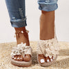 Blossom - Modische flache Damen-Sandalen mit Blumen