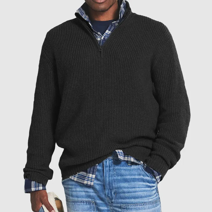 Warren - Zip Pullover Aus Cashmere-Mix