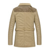 Atlas - Langer trenchcoat mit taillengürtel für herren