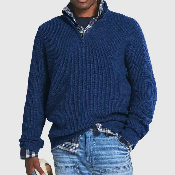 Warren - Zip Pullover Aus Cashmere-Mix