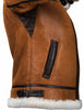 Nathaniel - sheepskin jacket with fur hood