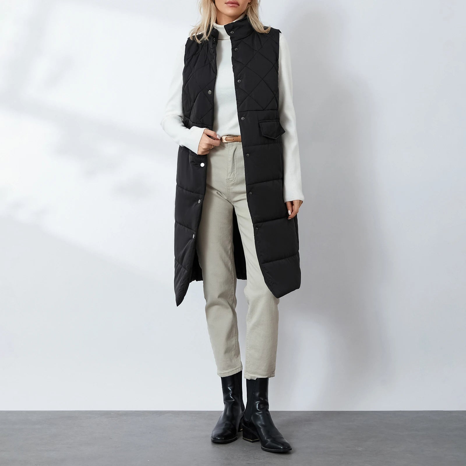 Janette - Lange Damen Wärmejacke