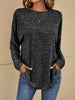Amiyah - Edler Mix-Pullover Mit Weitem Rundhalsausschnitt