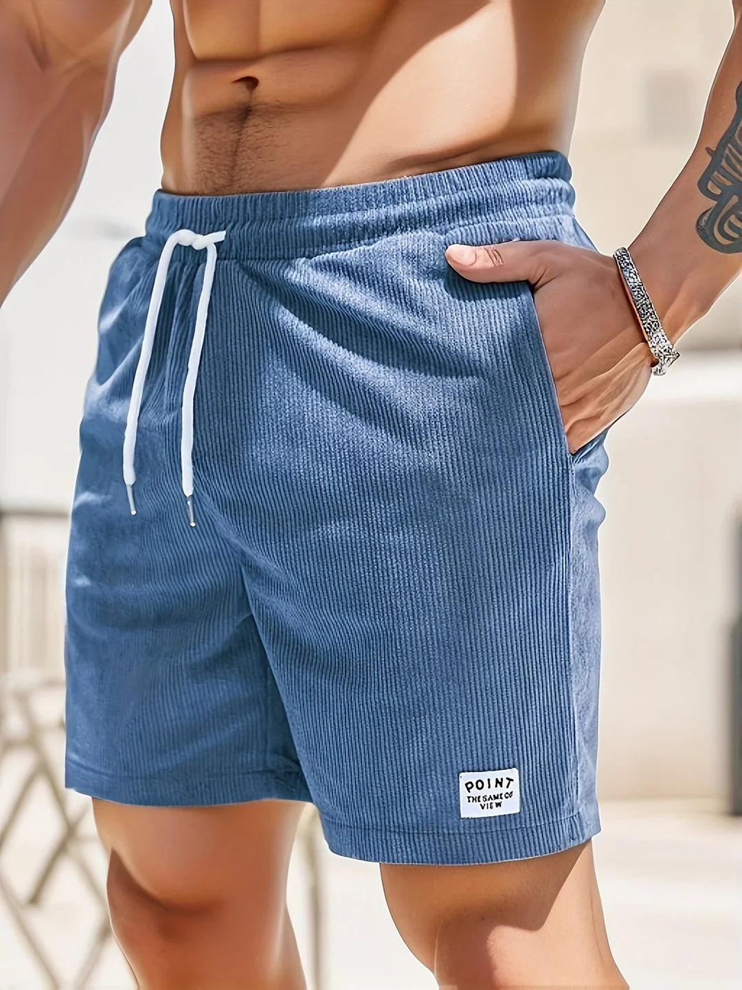 Breeze - Gestreifte Komfort-Shorts