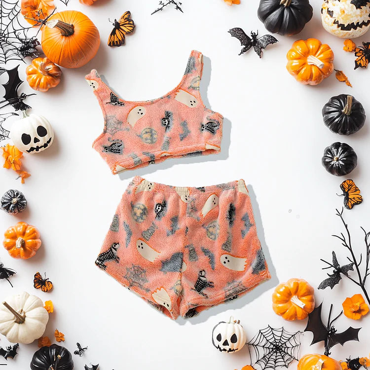 Elaine - Gruseliges Pyjama-Set