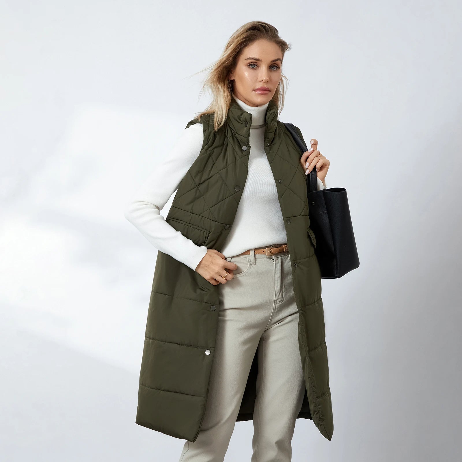 Janette - Lange Damen Wärmejacke