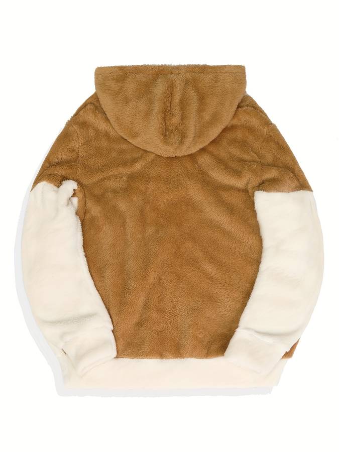 Lorenzo - Herren fleece-pullover mit kapuze