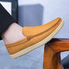 Herren-Slip-On-Loafer aus Leder mit gepolsterter Innensohle