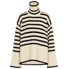 Wanda - Trendy Rollkragenpullover mit Streifen