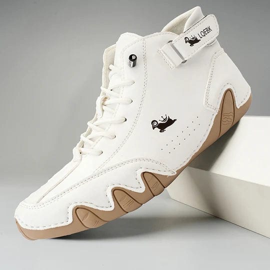 Orthopädische rutschfeste Sneaker mit Klettverschluss und Schnürsenkeln