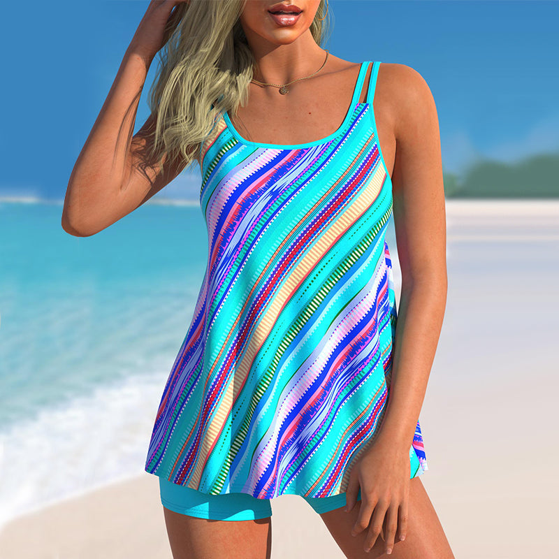 Bellissimo™ Tankini Set mit Streifendruck