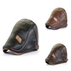 Bryan™ Herren Retro Leder Baskenmütze
