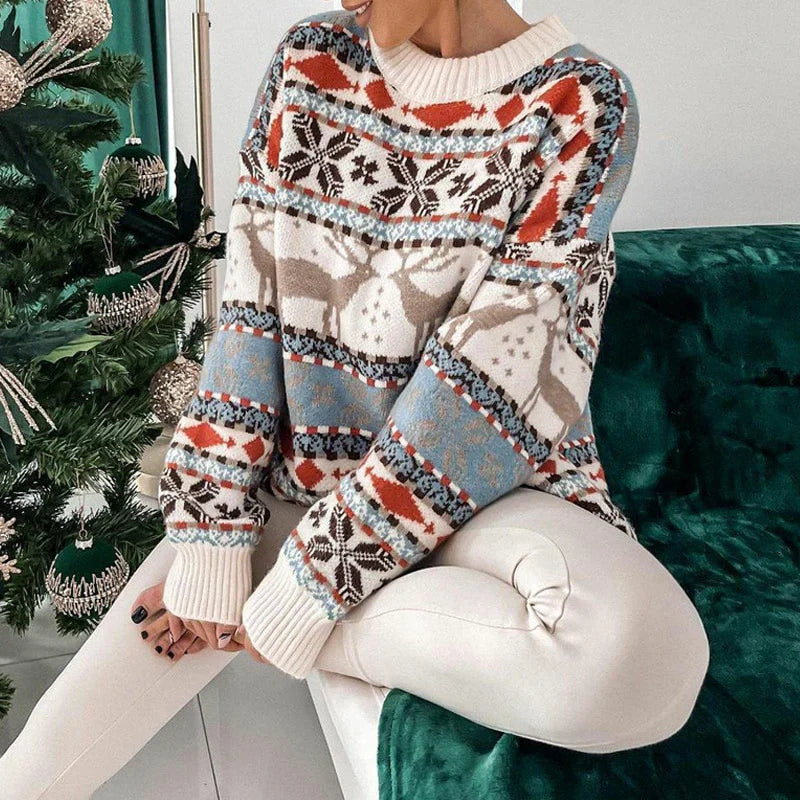 Joann - Damen Pullover Im Weihnachtslook