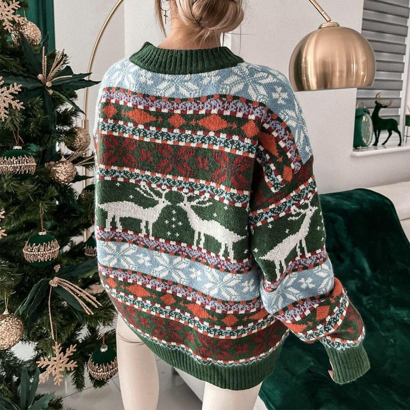 Joann - Damen Pullover Im Weihnachtslook