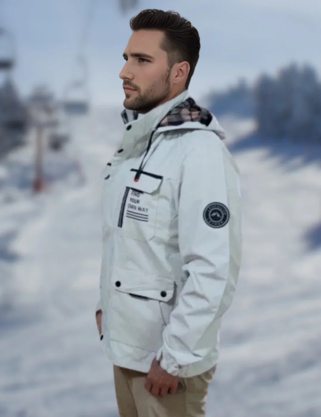 Dalton - Wasserdichte technische jacke für herren