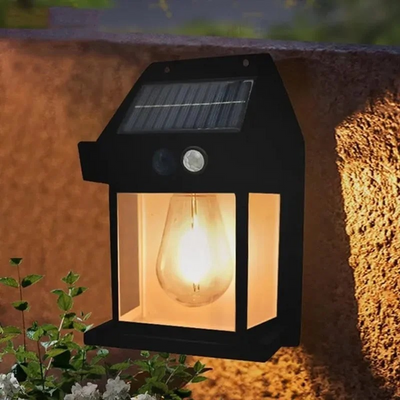 SunLuxe™ | Solar-Wandleuchte für draußen
