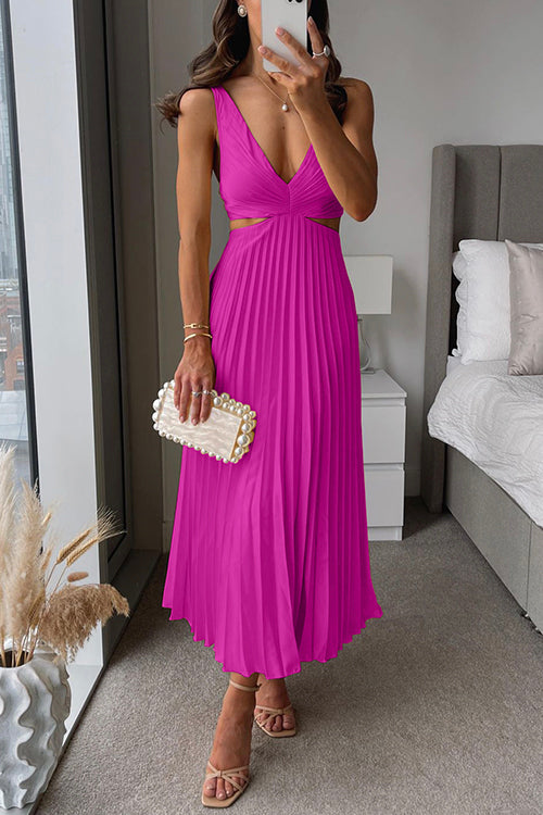 Joy - Elegantes ärmelloses Maxikleid