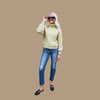 Beulah - Rollkragenpullover mit schnürung
