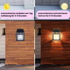 SunLuxe™ | Solar-Wandleuchte für draußen
