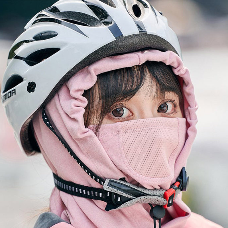 Anastasia - Gesichtsmaske mit Kapuze und Halswärmer für den Radsport