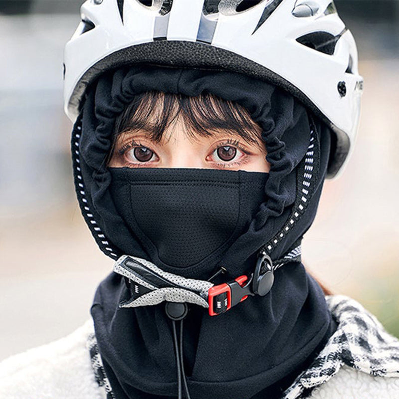 Anastasia - Gesichtsmaske mit Kapuze und Halswärmer für den Radsport