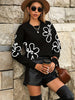 Kennedi - Pullover mit rundhalsausschnitt und blumenmuster