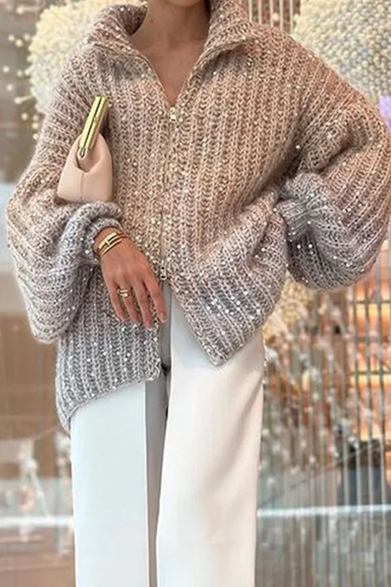 Sparkly™ - Eleganter Pailletten-Pullover