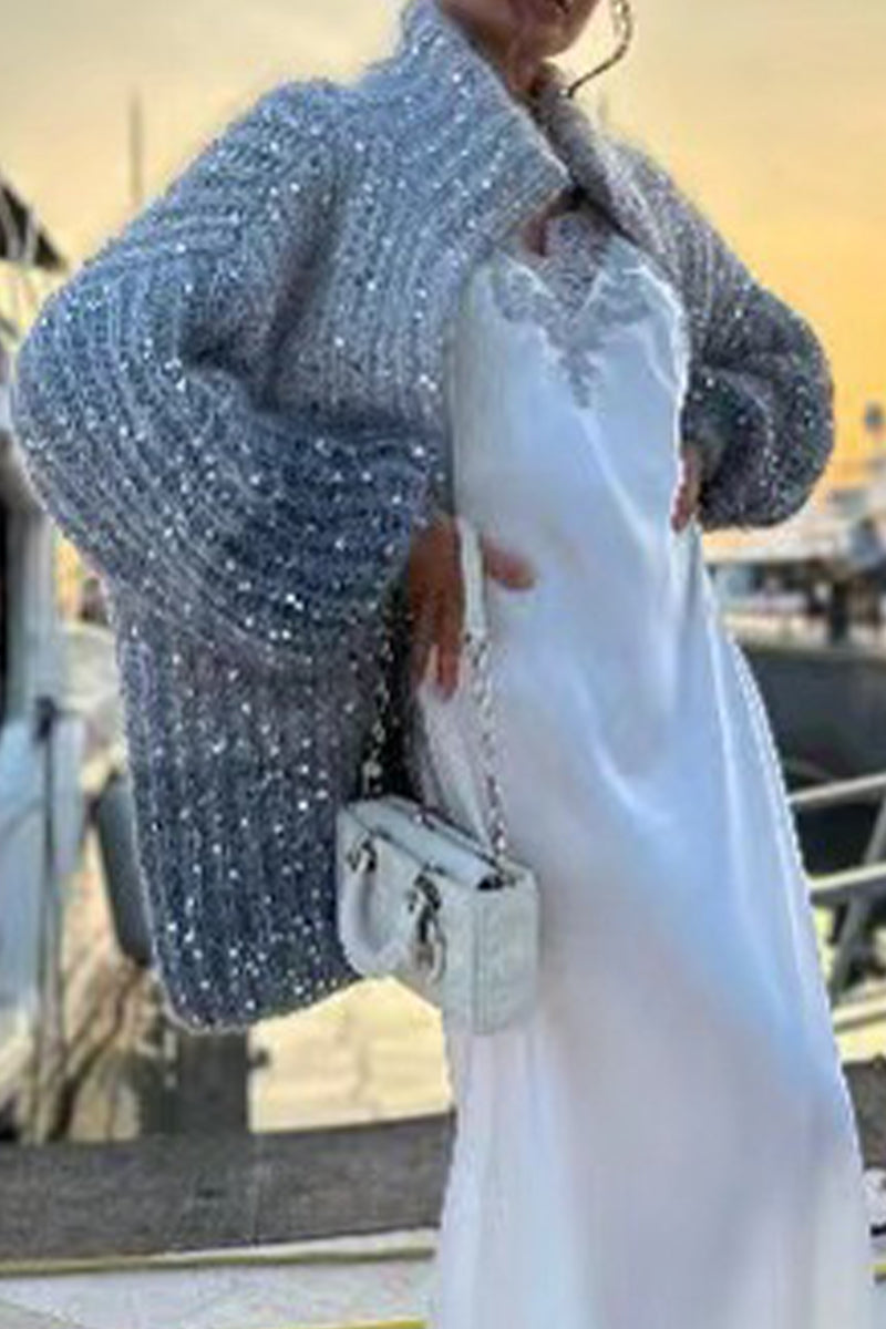 Sparkly™ - Eleganter Pailletten-Pullover