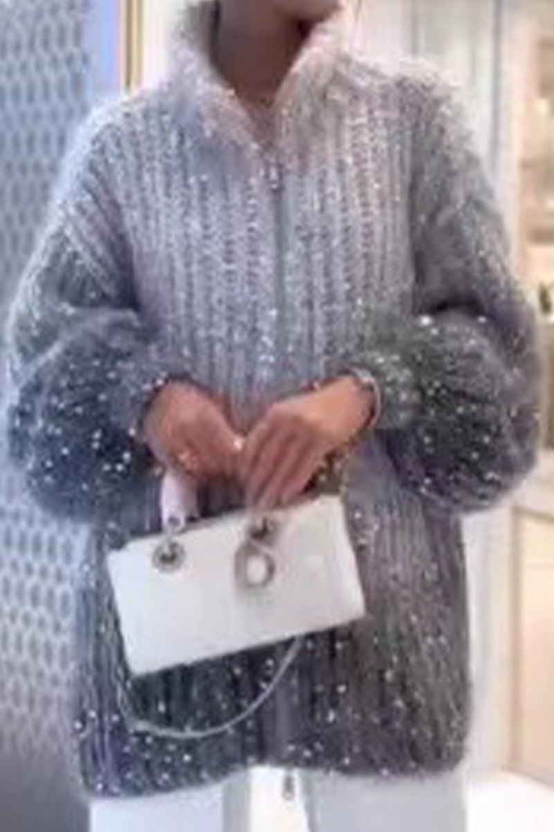 Sparkly™ - Eleganter Pailletten-Pullover