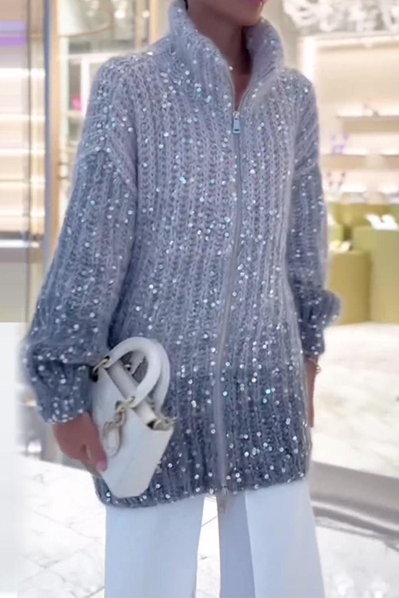 Sparkly™ - Eleganter Pailletten-Pullover