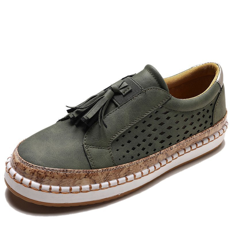 Flex - Komfort Leder Halbschuhe