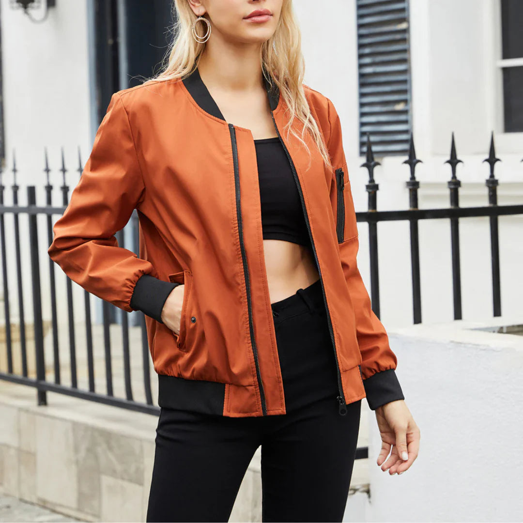 Dora - Lässige Bomberjacke Für Damen