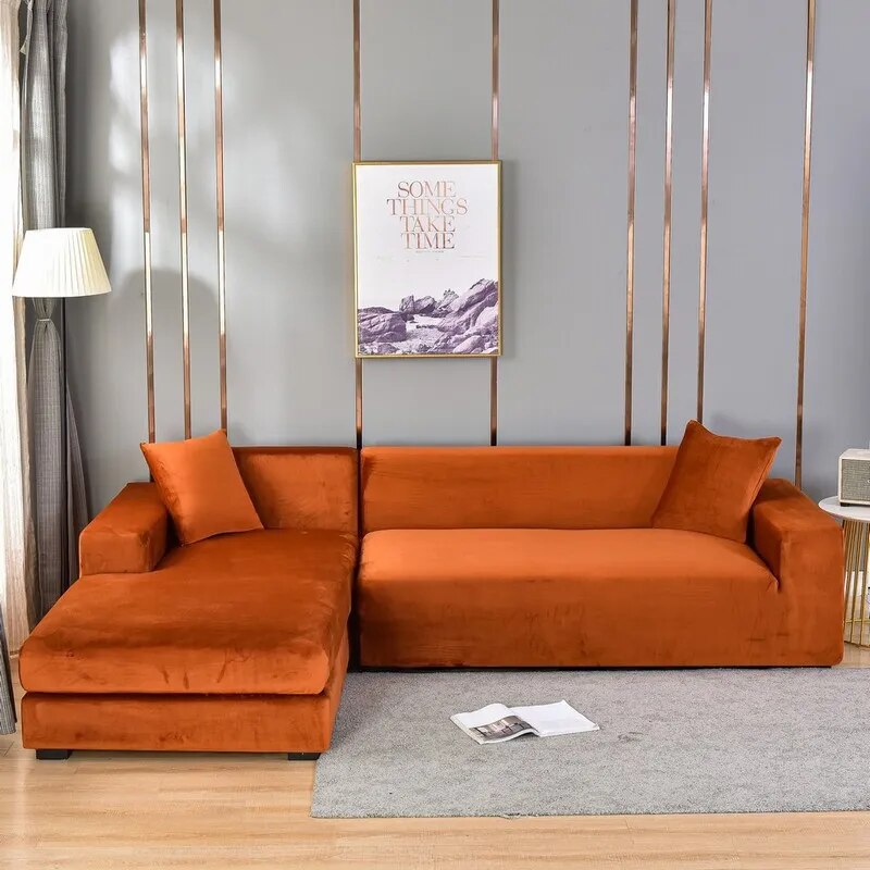 CozyWrap™ - Sofa-Bezug aus Samtstoff