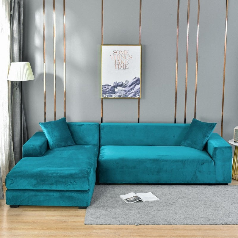 CozyWrap™ - Sofa-Bezug aus Samtstoff