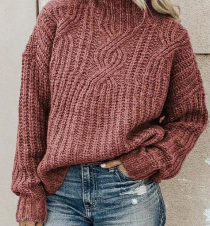 Molly - Ubergröße rollkragenpullover