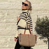 Wanda - Trendy Rollkragenpullover mit Streifen