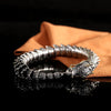 VivaGlow - Elegantes Twist-Silberarmband