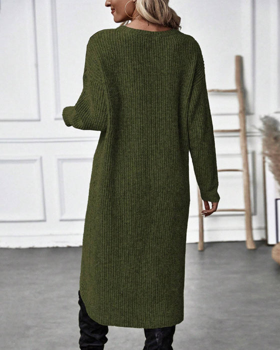 Kimberly - Schlichtes Pulloverkleid