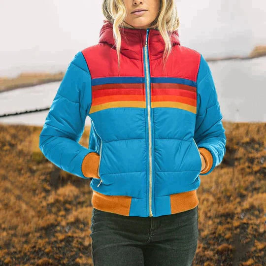 Beatrice - Regenbogen-thermojacke