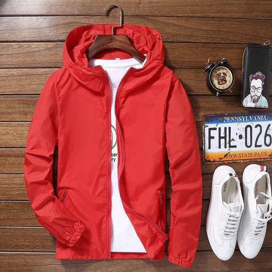 Alessio - Elegante herrenjacke mit kapuze