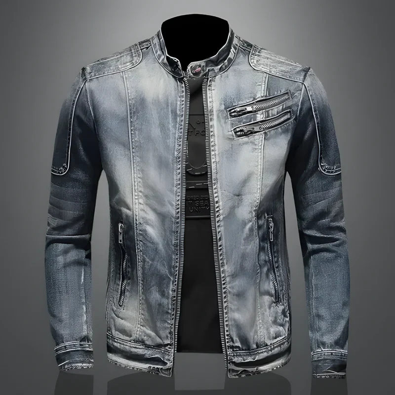 Reggie - Herren retro-denim-jacke
