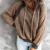 Michelle - Lässiges sweatshirt mit kapuze und langen armeln