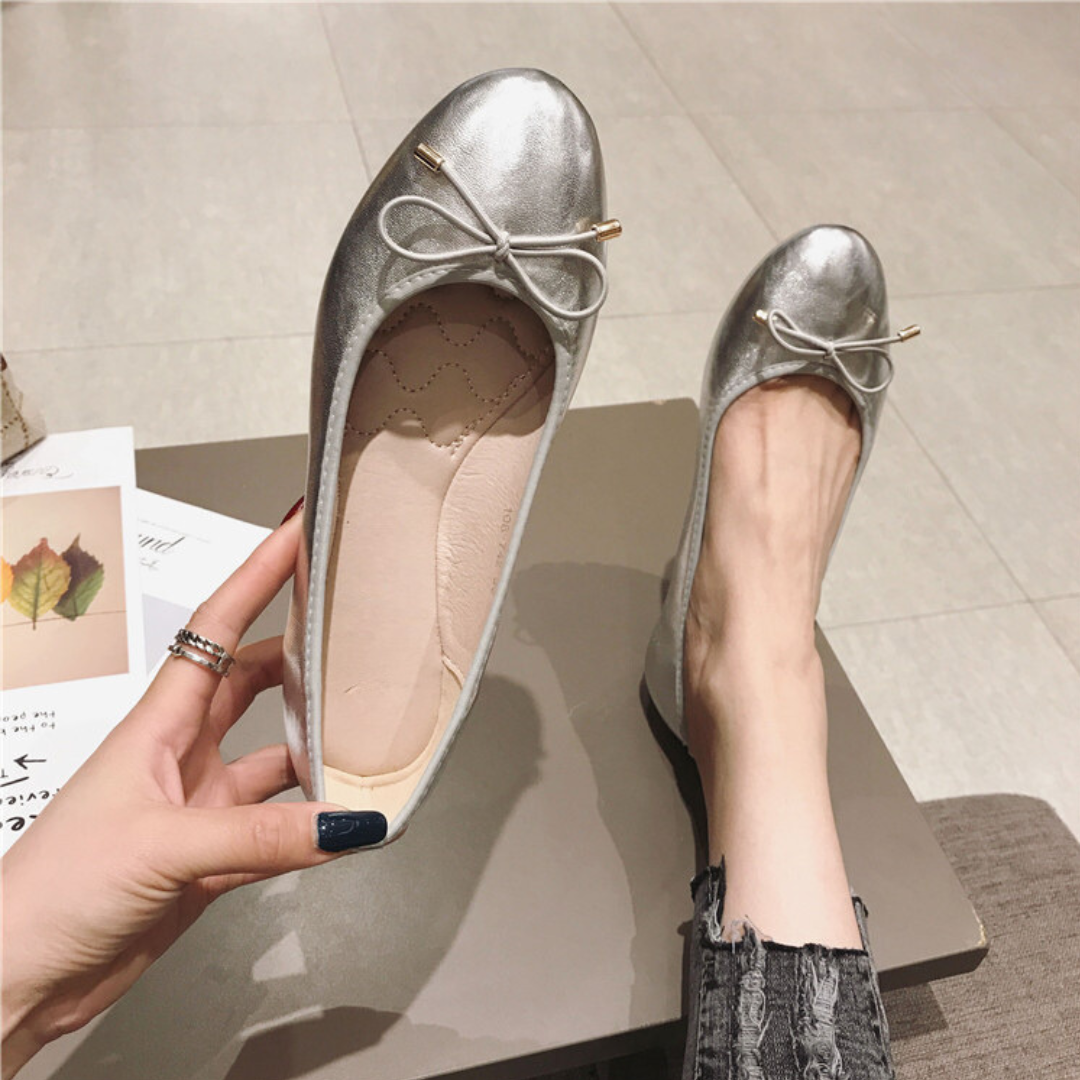 Lily - Elegante Ballerina Flats aus Blei