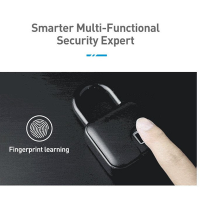 Defender™ | Smart-Vorhängeschloss mit Fingerabdruck