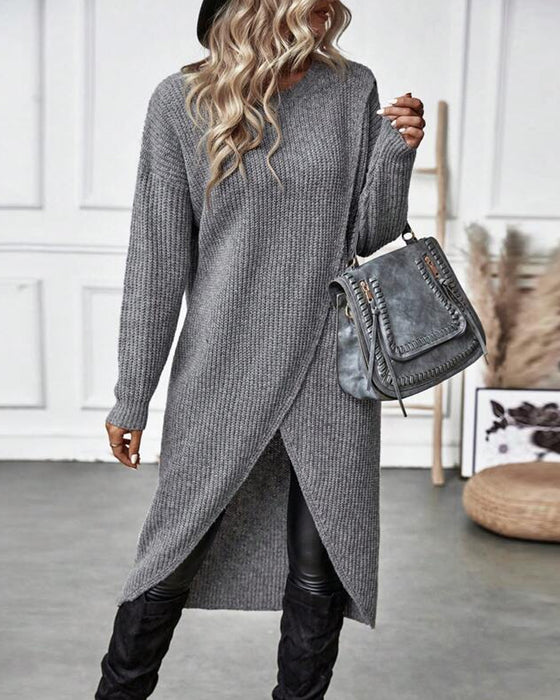 Kimberly - Schlichtes Pulloverkleid