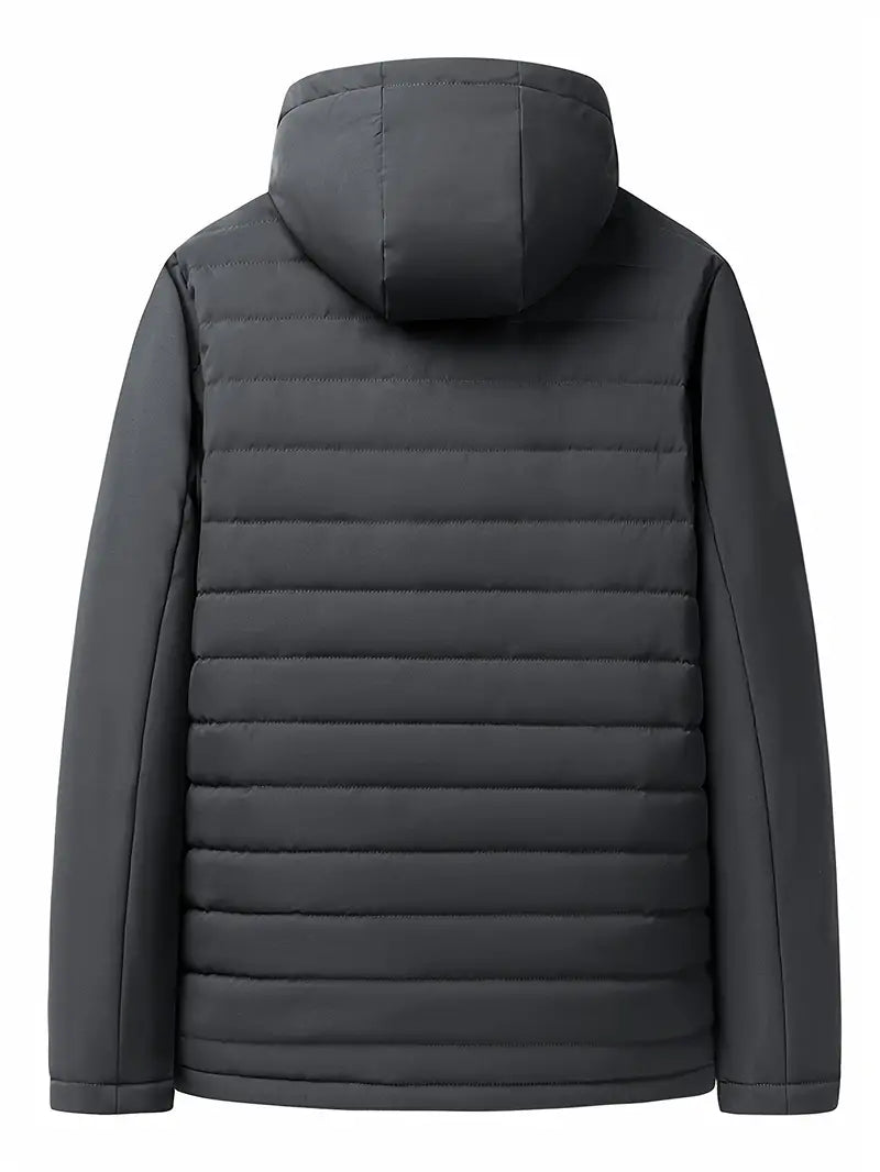 Virgil - Warme wattierte leecejacke mit kapuze